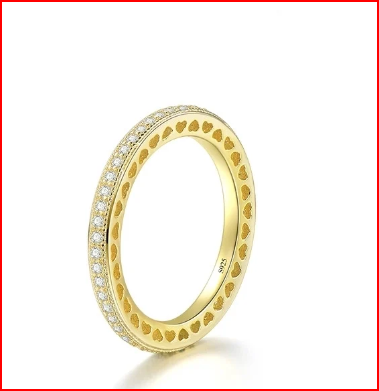 Anello Horizonte con zirconi blu e bianchi di alta qualità in argento Sterling S925