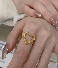 Anillo Te Amo en Plata Ley y Oro