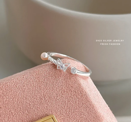 Anillo Variante de Plata de Ley S925