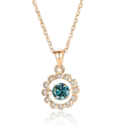 collar-moissanita-azul-baño-oro-rosa